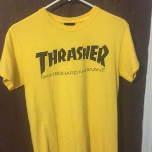 yellow Thrasher t-shirt